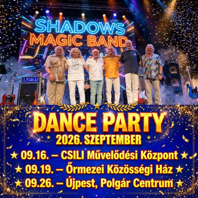 Shadows Magic Band 2026 szeptemberi fellépések